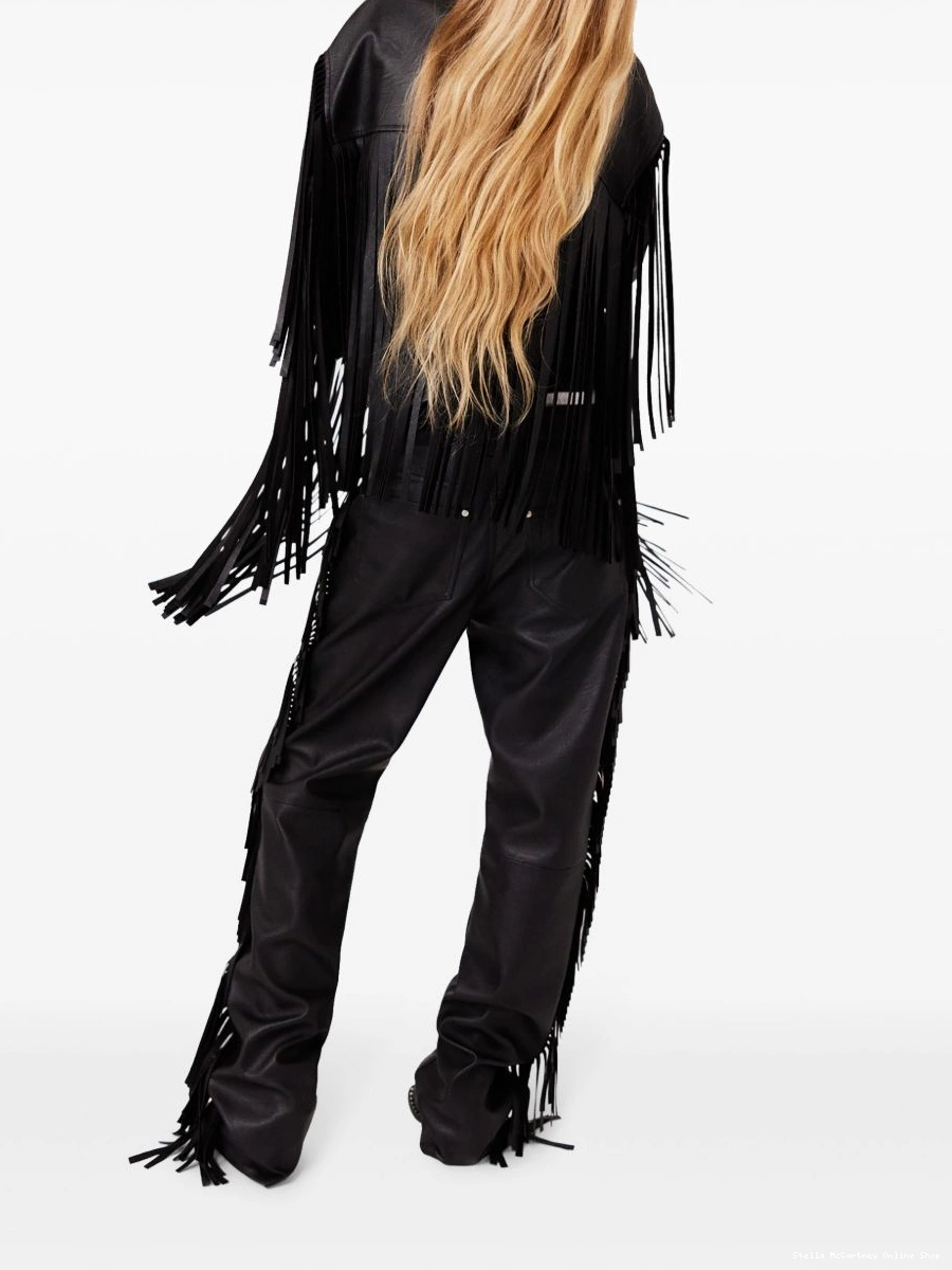 Affordable McCartney jacket fringe-detail Stella Women zip-up 0722